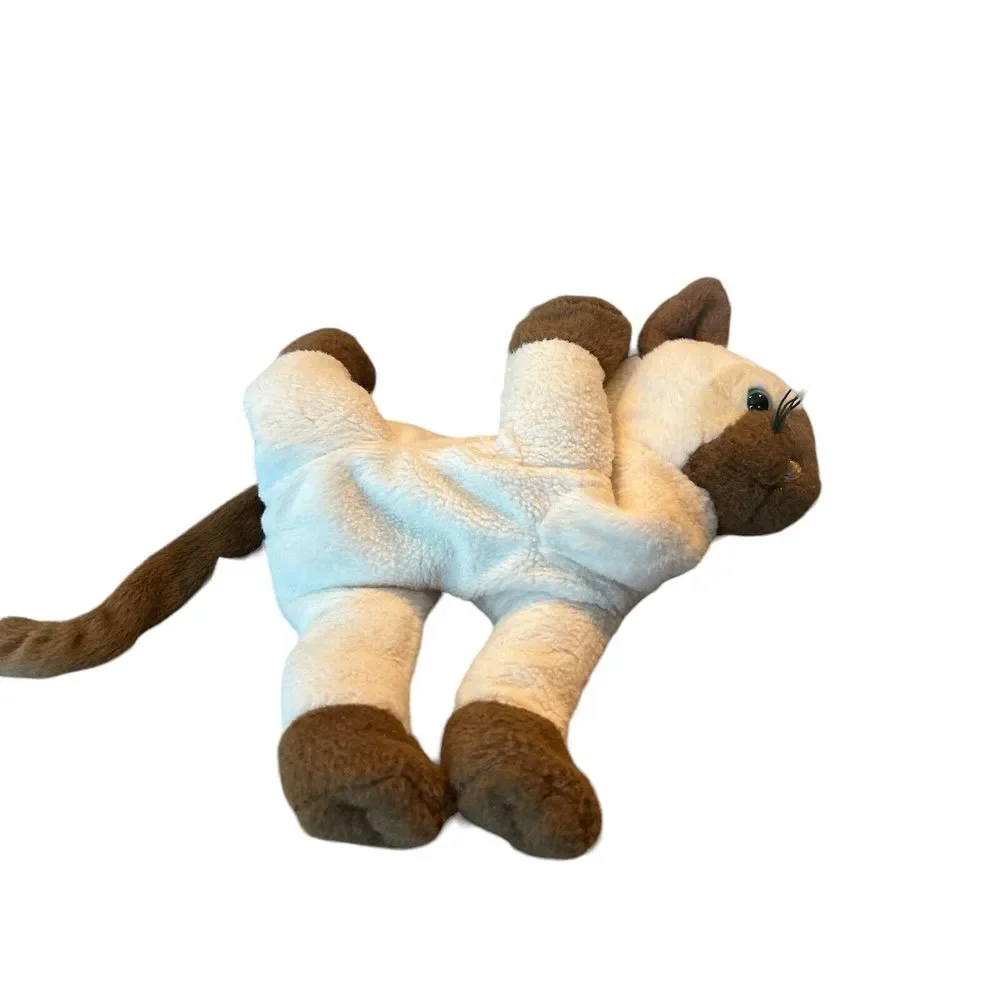 Ganz Webkinz Siamese Cat‎ Kitten HM160 Plush Stuffed Animal Toy Friend NO CODE